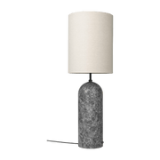 Beige lamp base grey in marbre XL Gravity - Gubi - The Cool Republic