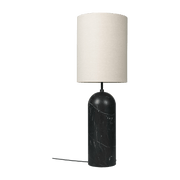 Beige lamp base black in marbre XL Gravity - Gubi - The Cool Republic