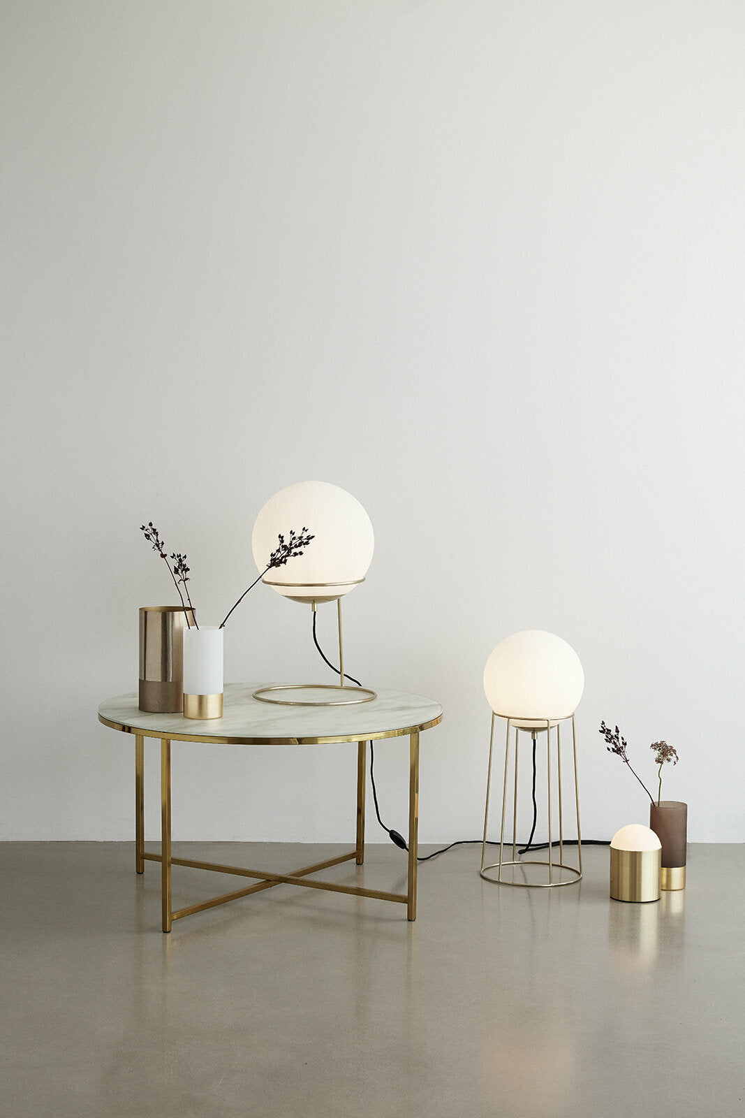 Lampe blanche 19 cm Eyes - Hübsch - The Cool Republic