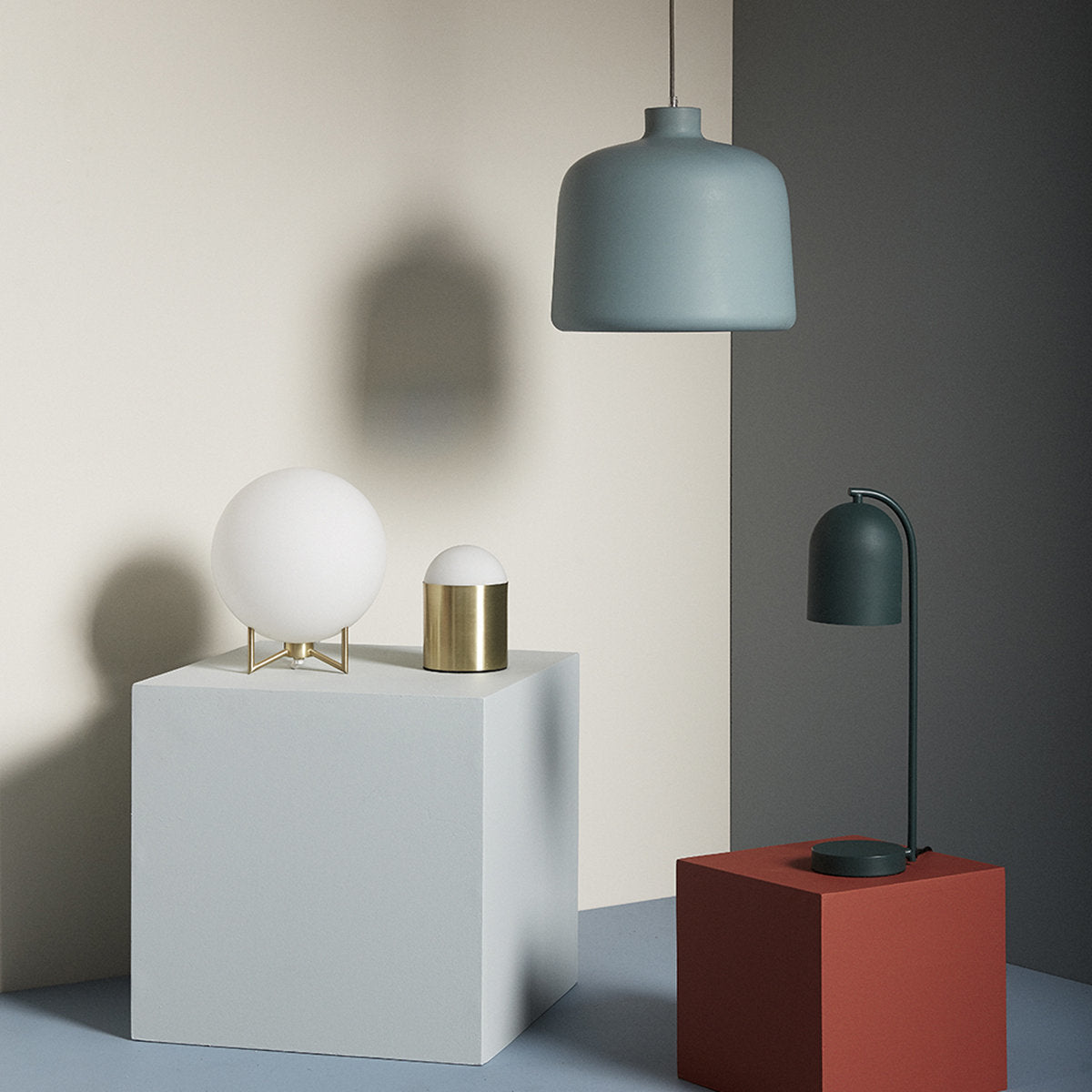 Lampe blanche 19 cm Eyes - Hübsch - The Cool Republic