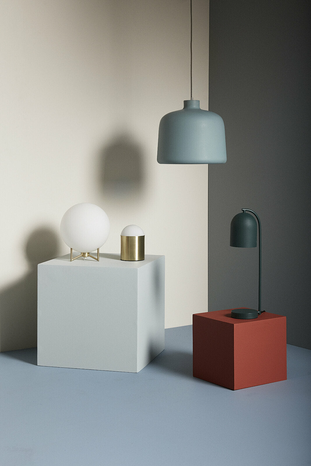 Lampe blanche 19 cm Eyes - Hübsch - The Cool Republic