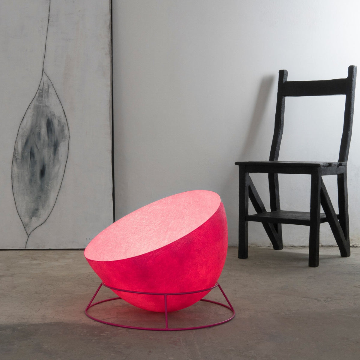 Lampe blanche 27,5 cm H20 F Nebulite - In-es.artdesign - The Cool Republic