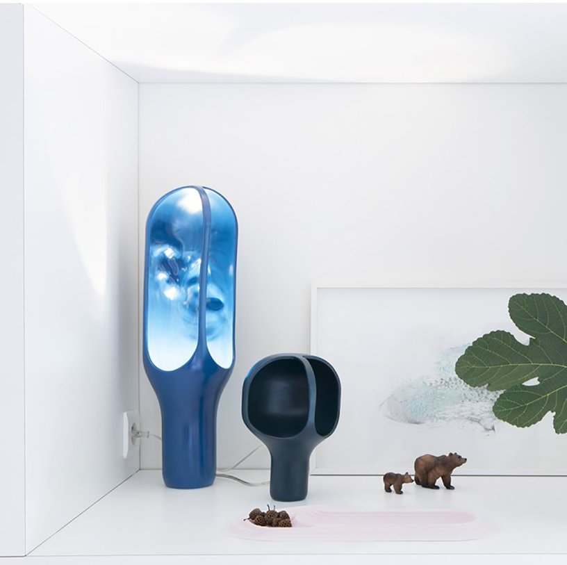 Lampe blanche 50 cm The Cave - Moustache - The Cool Republic