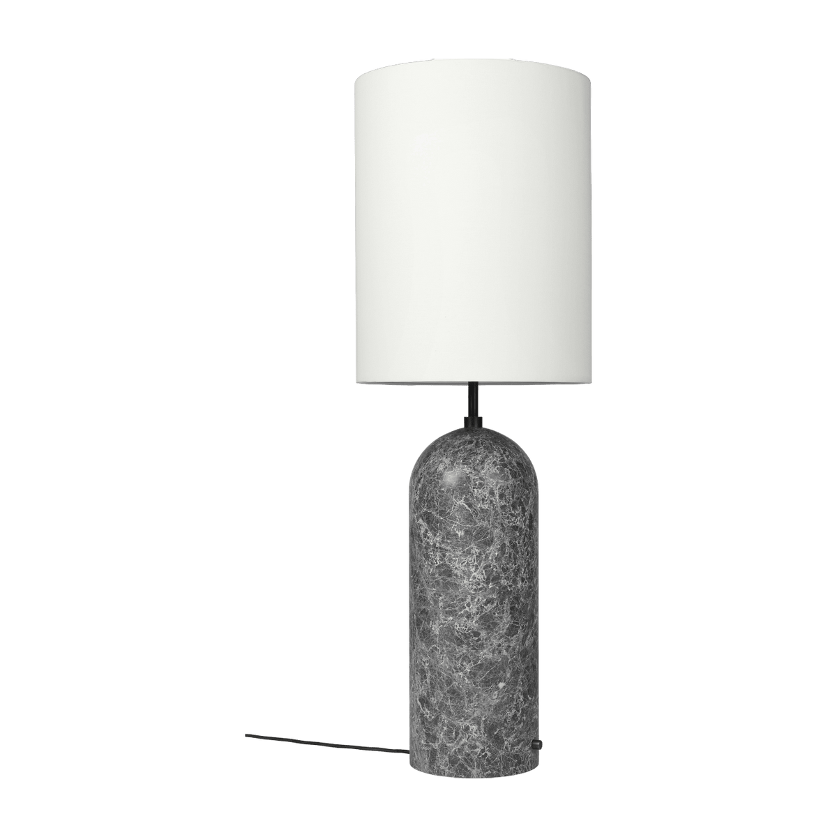 White lamp base grey in marbre XL Gravity - Gubi - The Cool Republic