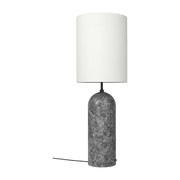 White lamp base grey in marbre XL Gravity - Gubi - The Cool Republic