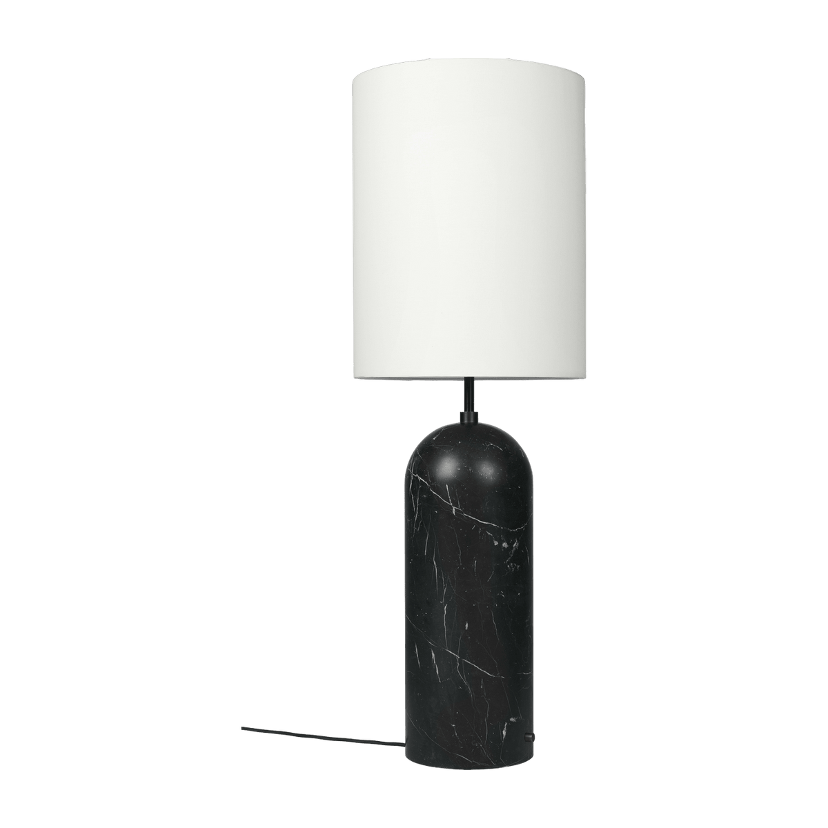 White lamp base black in marbre XL Gravity - Gubi - The Cool Republic