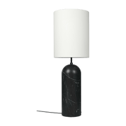 White lamp base black in marbre XL Gravity - Gubi - The Cool Republic