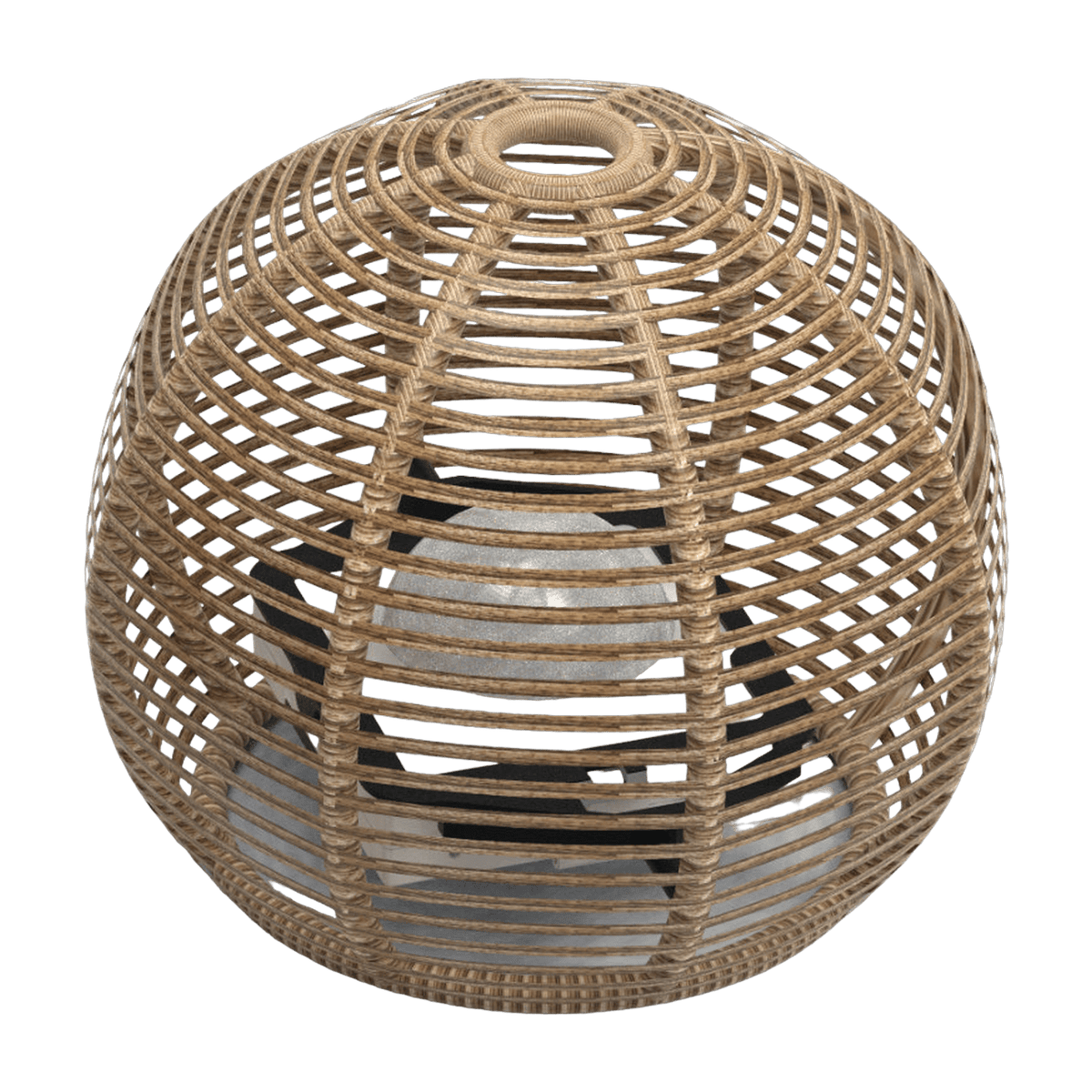 Lampe boule 31 cm La Lampe Paillote Sphère - Maiori - The Cool Republic