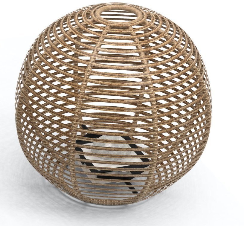 Lampe boule 48,5 cm La Lampe Paillote Sphère - Maiori - The Cool Republic