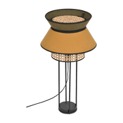 Lampe Cannage Kaki/Curry Market Set Singapour D30Cm. - Market Set - The Cool Republic