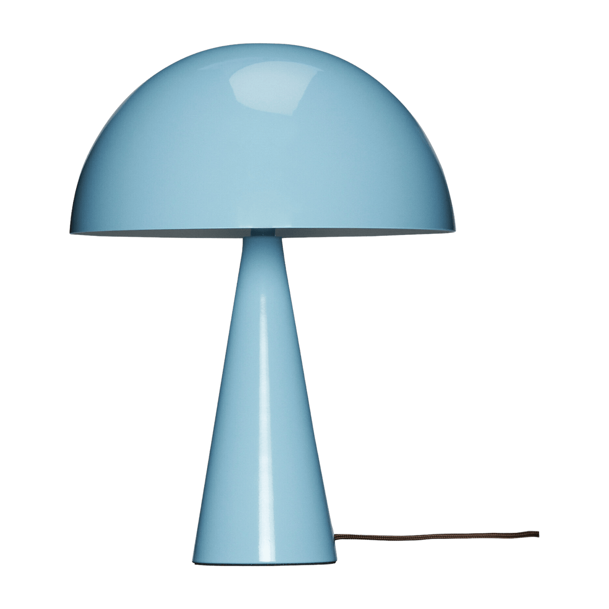 Lampe champignon en fer bleu clair 33 cm Mush Mini - Hübsch - The Cool Republic