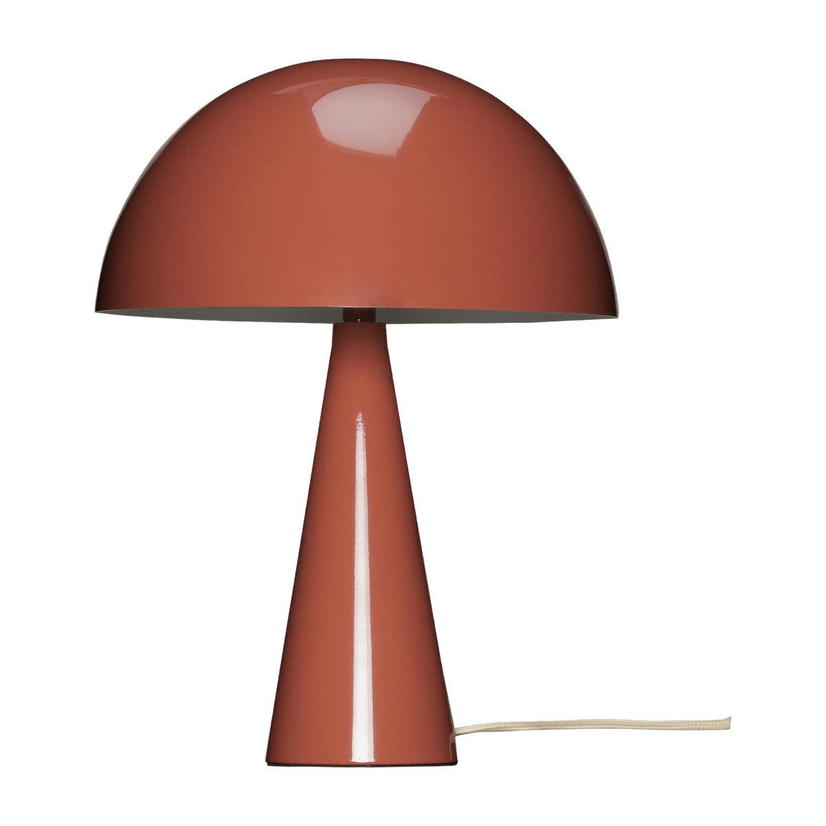 Lampe champignon en fer rouge 33 cm Mush Mini - Hübsch - The Cool Republic