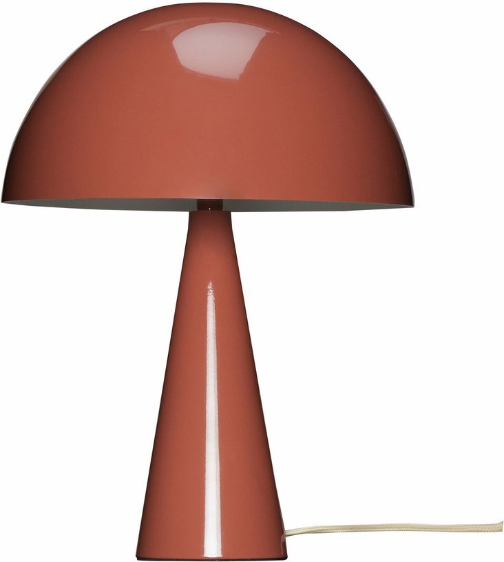 Lampe champignon en fer rouge 33 cm Mush Mini - Hübsch - The Cool Republic