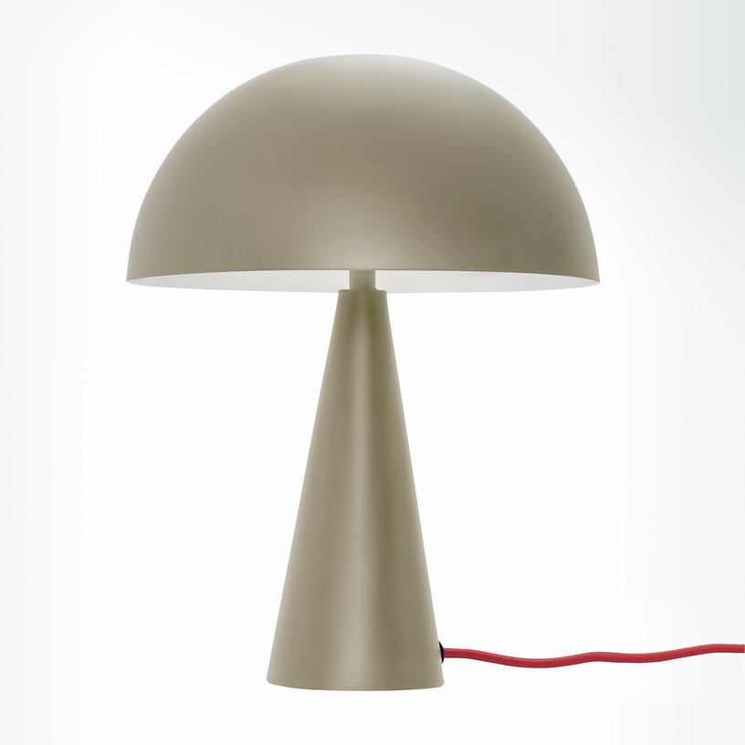 Lampe champignon en fer rouge 33 cm Mush Mini - Hübsch - The Cool Republic