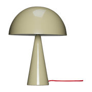 Lampe champignon en fer sable 33 cm Mush Mini - Hübsch - The Cool Republic