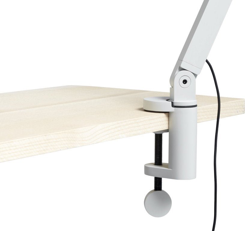 Lampe de bureau à pince blanche 14 x 60,5 cm PC - HAY - The Cool Republic