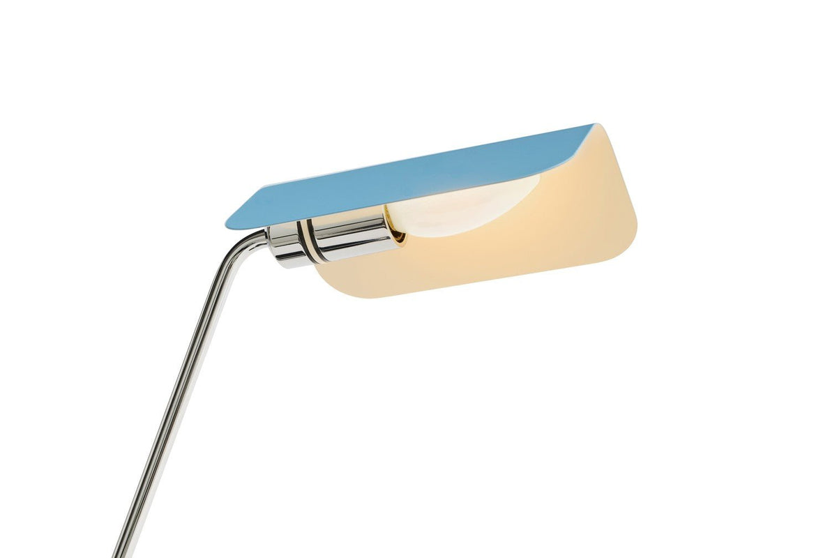 Lampe de bureau à pince en acier bleu clair Apex - HAY - The Cool Republic