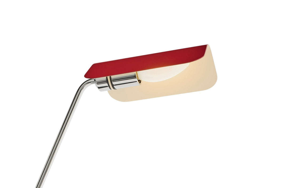 Lampe de bureau à pince en acier rouge Apex - HAY - The Cool Republic