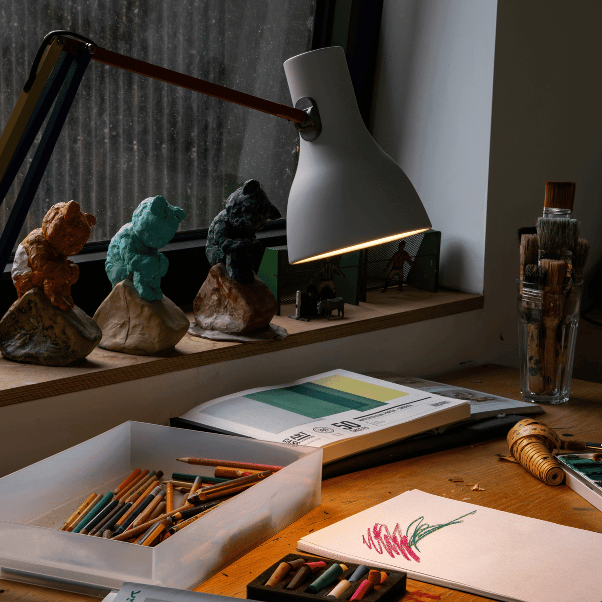 Lampe de bureau en aluminium 32 x 53 cm Type 75 Paul Smith Edition 3 - Anglepoise - The Cool Republic