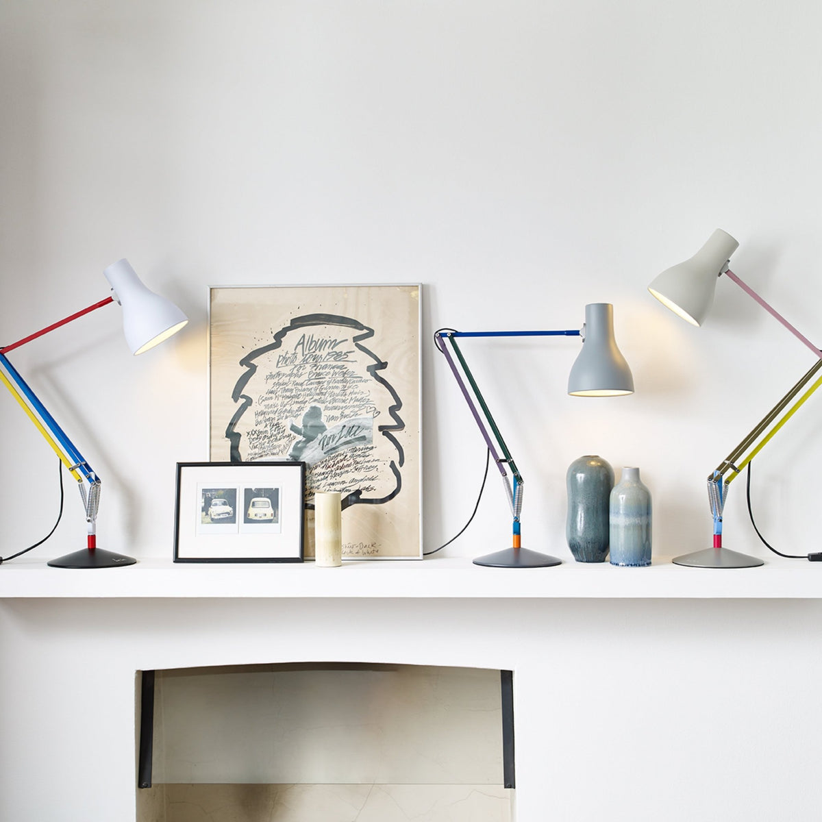 Lampe de bureau en aluminium 32 x 53 cm Type 75 Paul Smith Edition 3 - Anglepoise - The Cool Republic