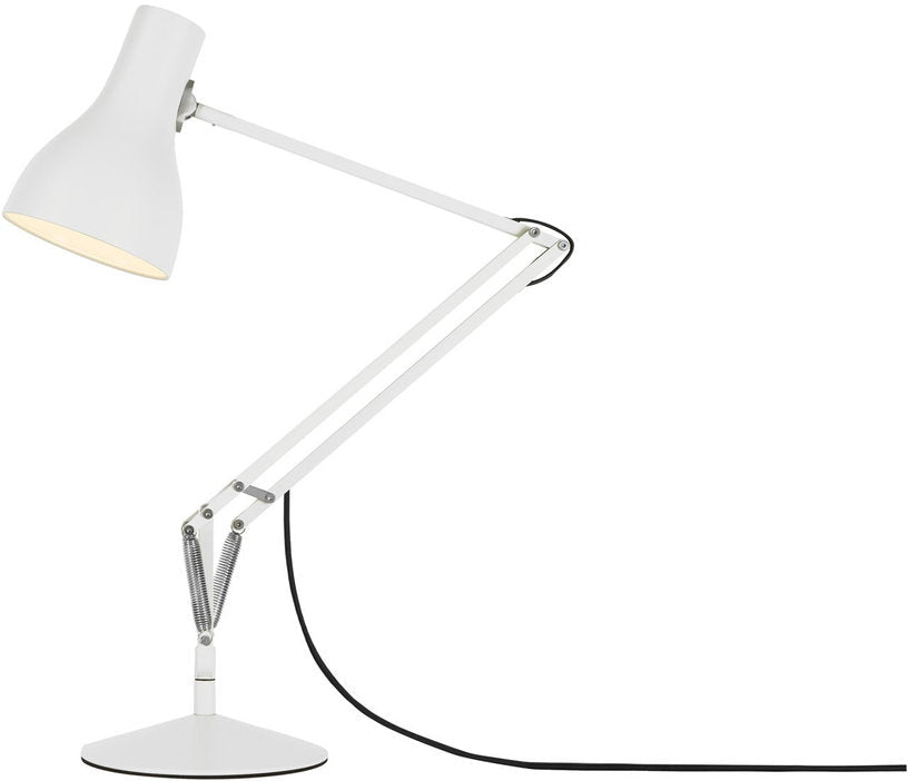 Lampe de bureau en aluminium blanc Type 75 - Anglepoise - The Cool Republic