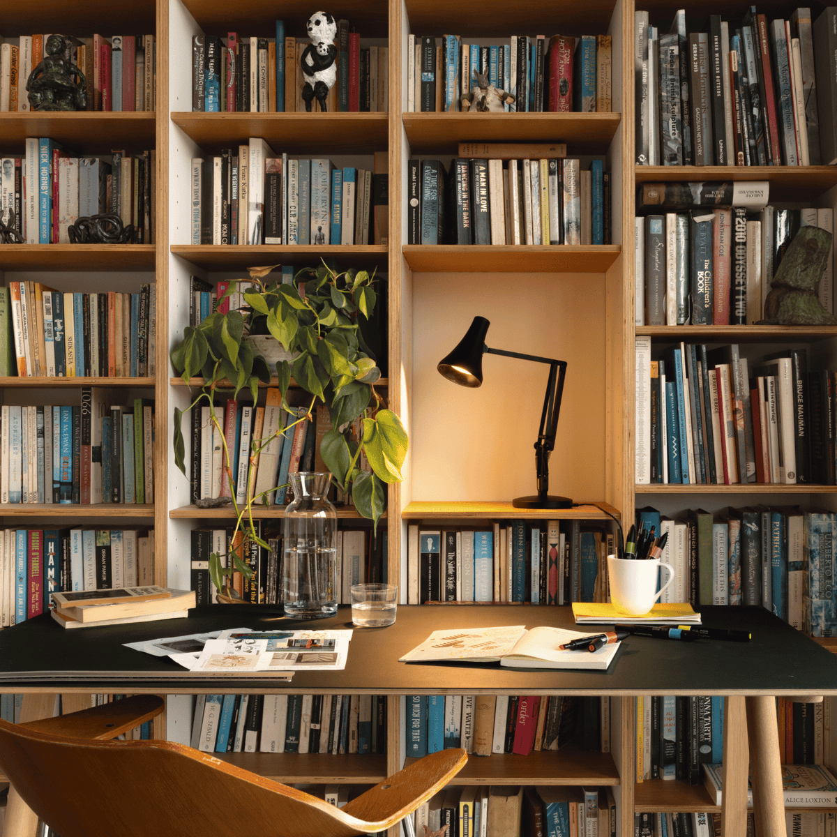 Lampe de bureau en aluminium noir 18 x 52 cm Mini Mini 90 - Anglepoise - The Cool Republic