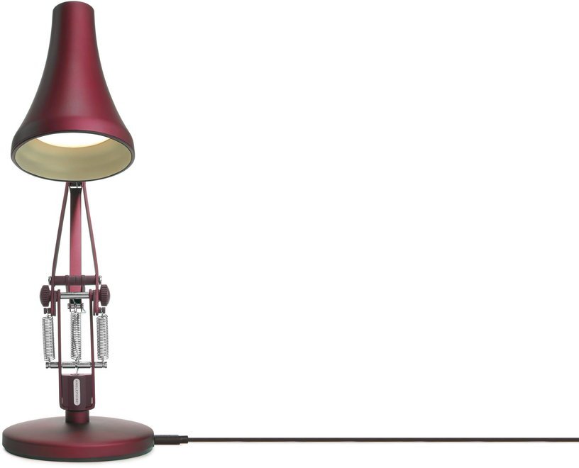 Lampe de bureau en aluminium rouge 18 x 52 cm Mini Mini 90 - Anglepoise - The Cool Republic