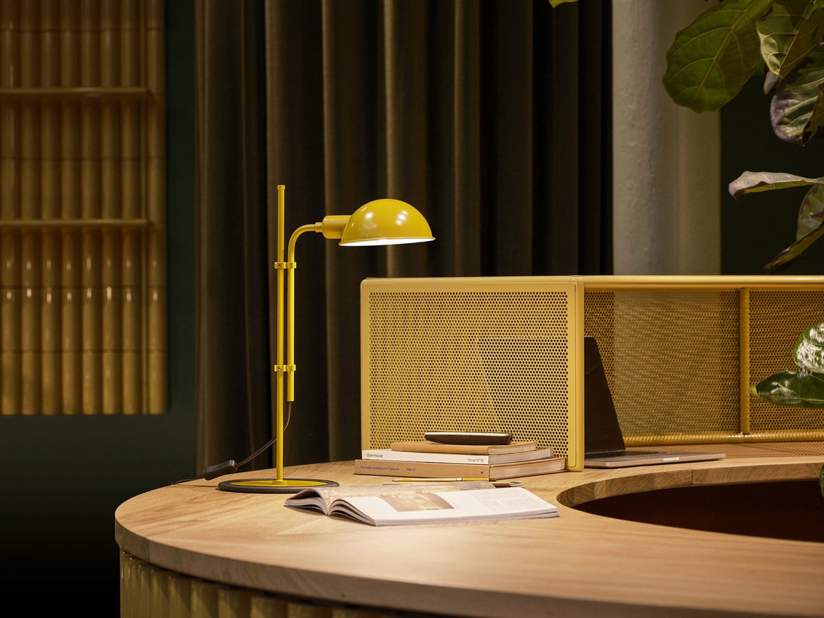 Lamp of bureau in mustard iron Funiculi S - Marset - The Cool Republic