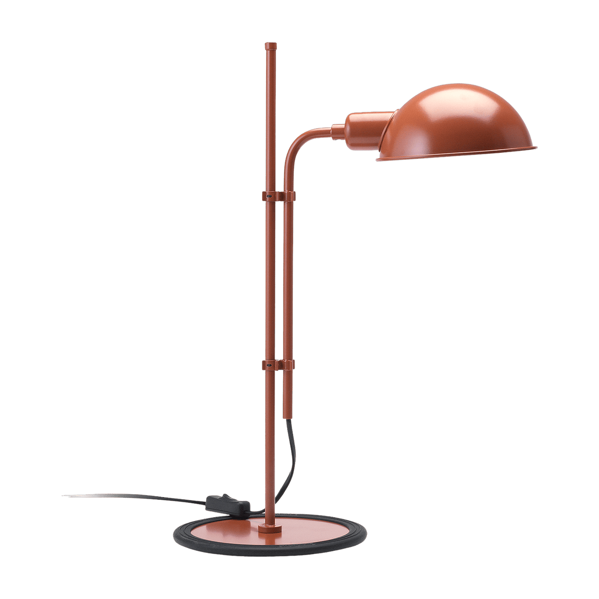 Lampe de bureau en fer terracotta Funiculi S - Marset - The Cool Republic