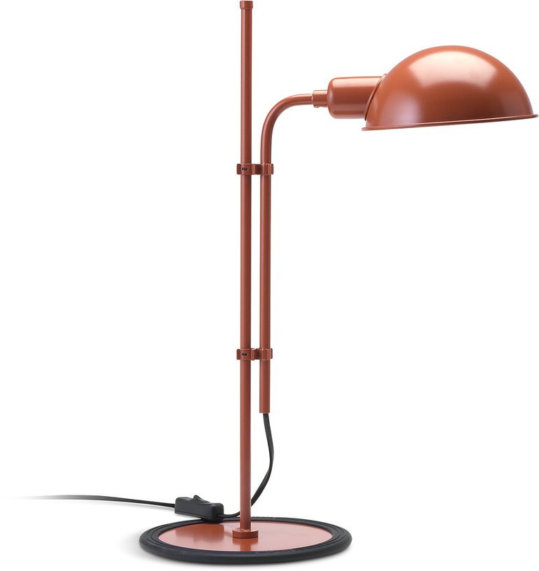 Lampe de bureau en fer terracotta Funiculi S - Marset - The Cool Republic