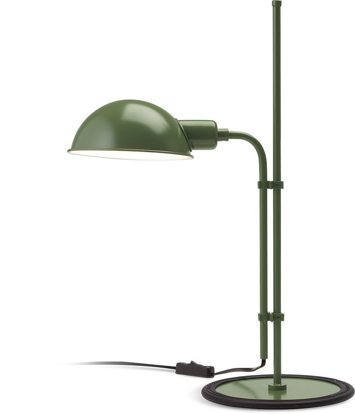 Lampe de bureau en fer vert Funiculi S - Marset - The Cool Republic