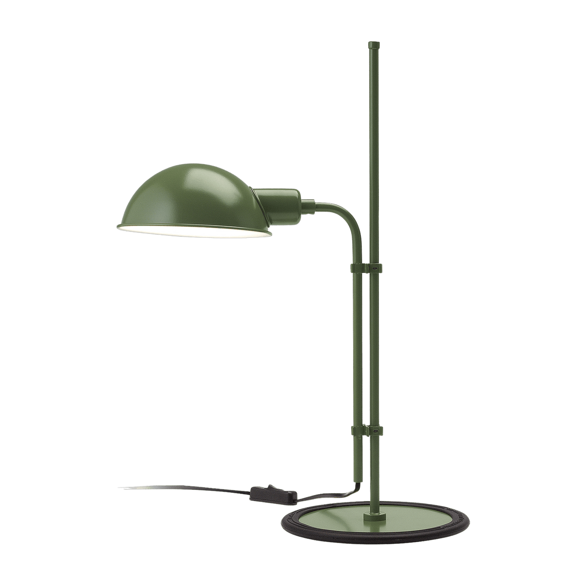 Lampe de bureau en fer vert Funiculi S - Marset - The Cool Republic