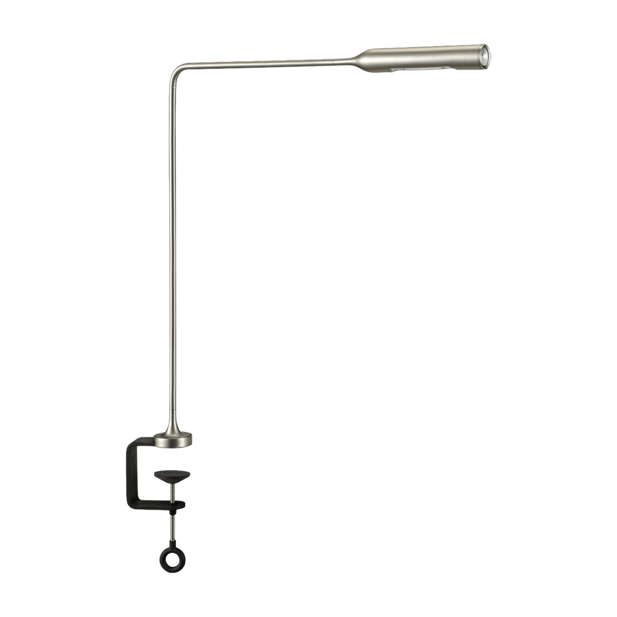 Lampe de bureau en métal argenté Flo Clamp - Lumina - The Cool Republic