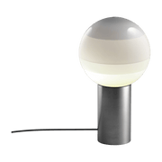 Lamp of bureau in metal and white and grey blown glass Dipping - Marset - The Cool Republic