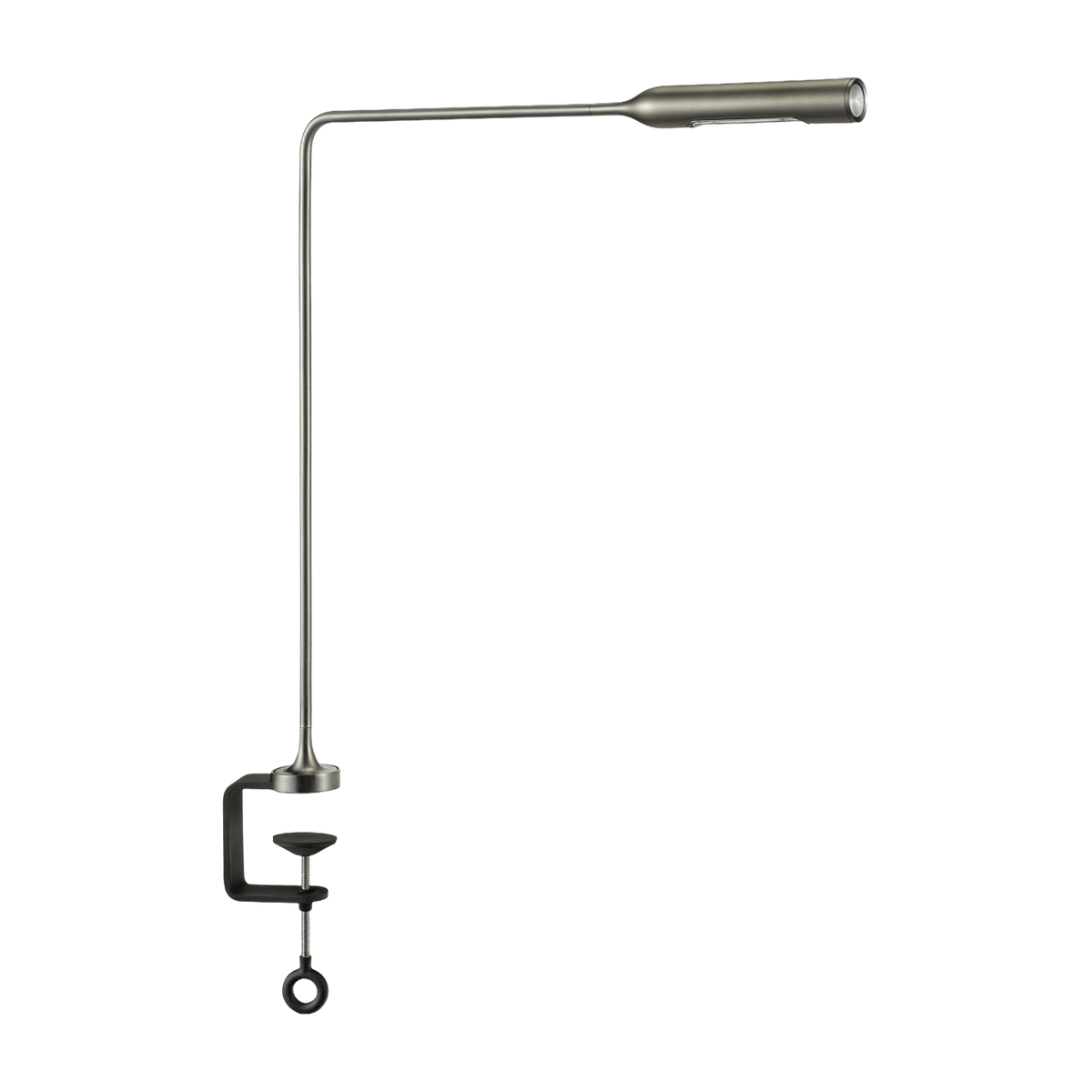 Lampe de bureau en métal gris Flo Clamp - Lumina - The Cool Republic
