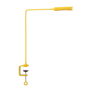 Lampe de bureau en métal jaune mat Flo Clamp - Lumina - The Cool Republic