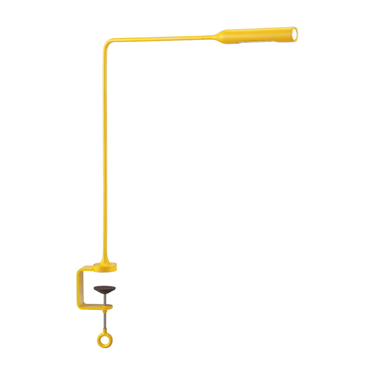 Lampe de bureau en métal jaune mat Flo Clamp - Lumina - The Cool Republic
