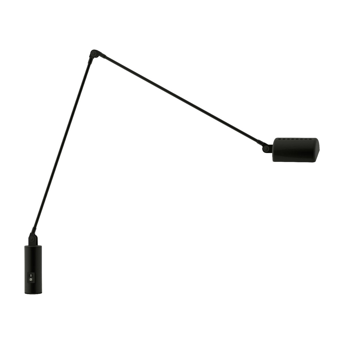 Lampe de bureau en métal noir Daphine Cilindro - Lumina - The Cool Republic