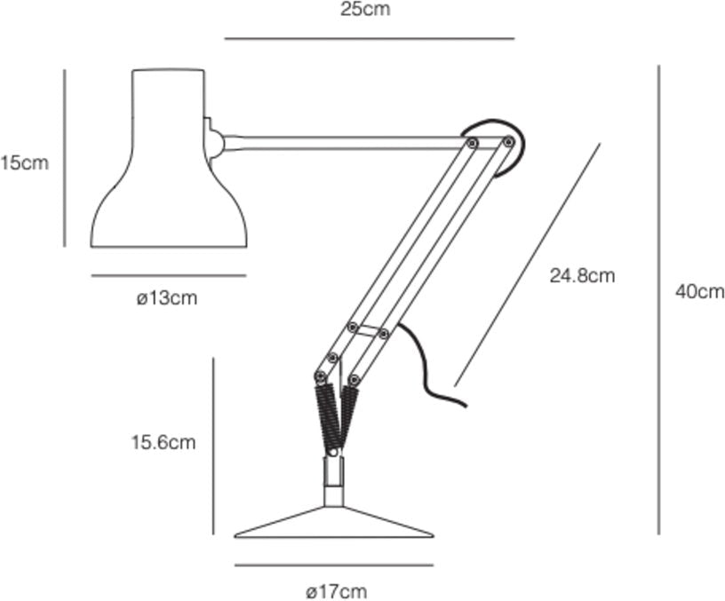 Lampe de bureau Type 75 Mini Paul Smith Edition 1 - Anglepoise - The Cool Republic