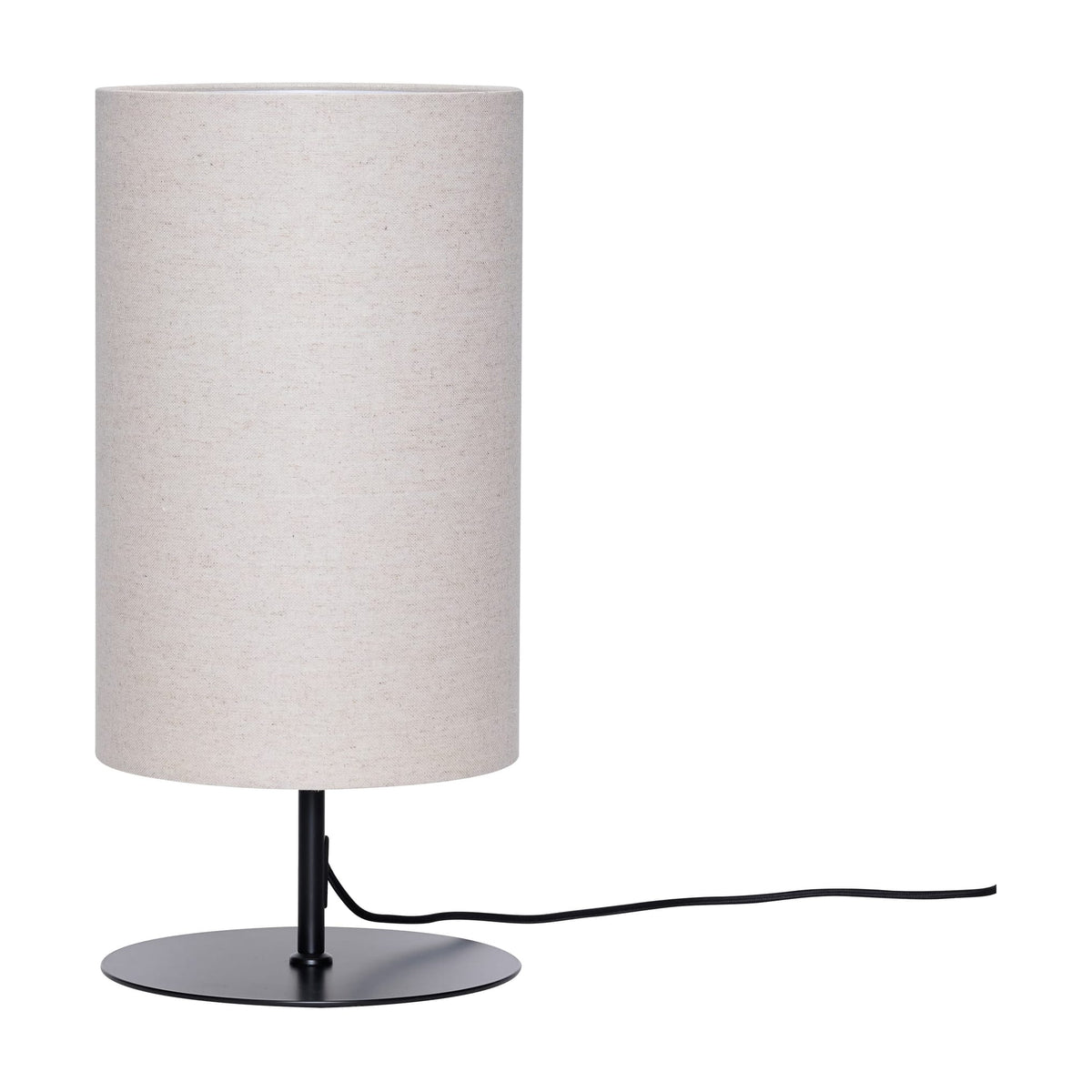Lampe de chevet en coton blanc cassé 50cm Sable - Hübsch - The Cool Republic