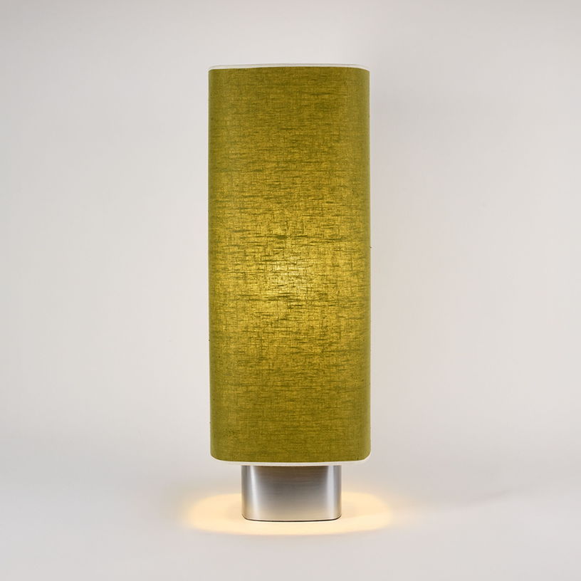 Lampe de sol en tissu vert et métal 79cm Dolce - Market Set - The Cool Republic
