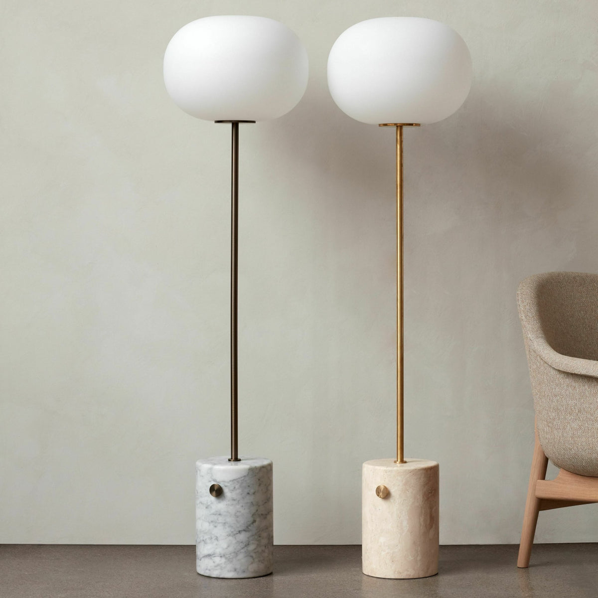 Lampe de sol gris JWDA - Audo - The Cool Republic