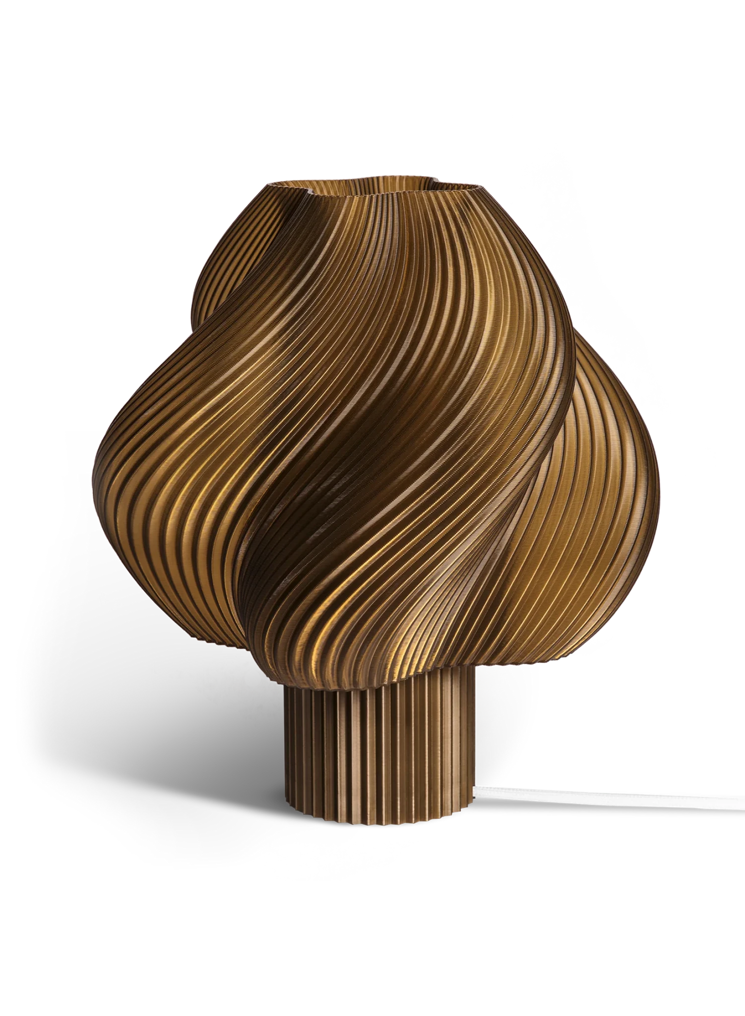 Lampe de sol marron caramel 63cm Soft serve mega - Crème Atelier - The Cool Republic