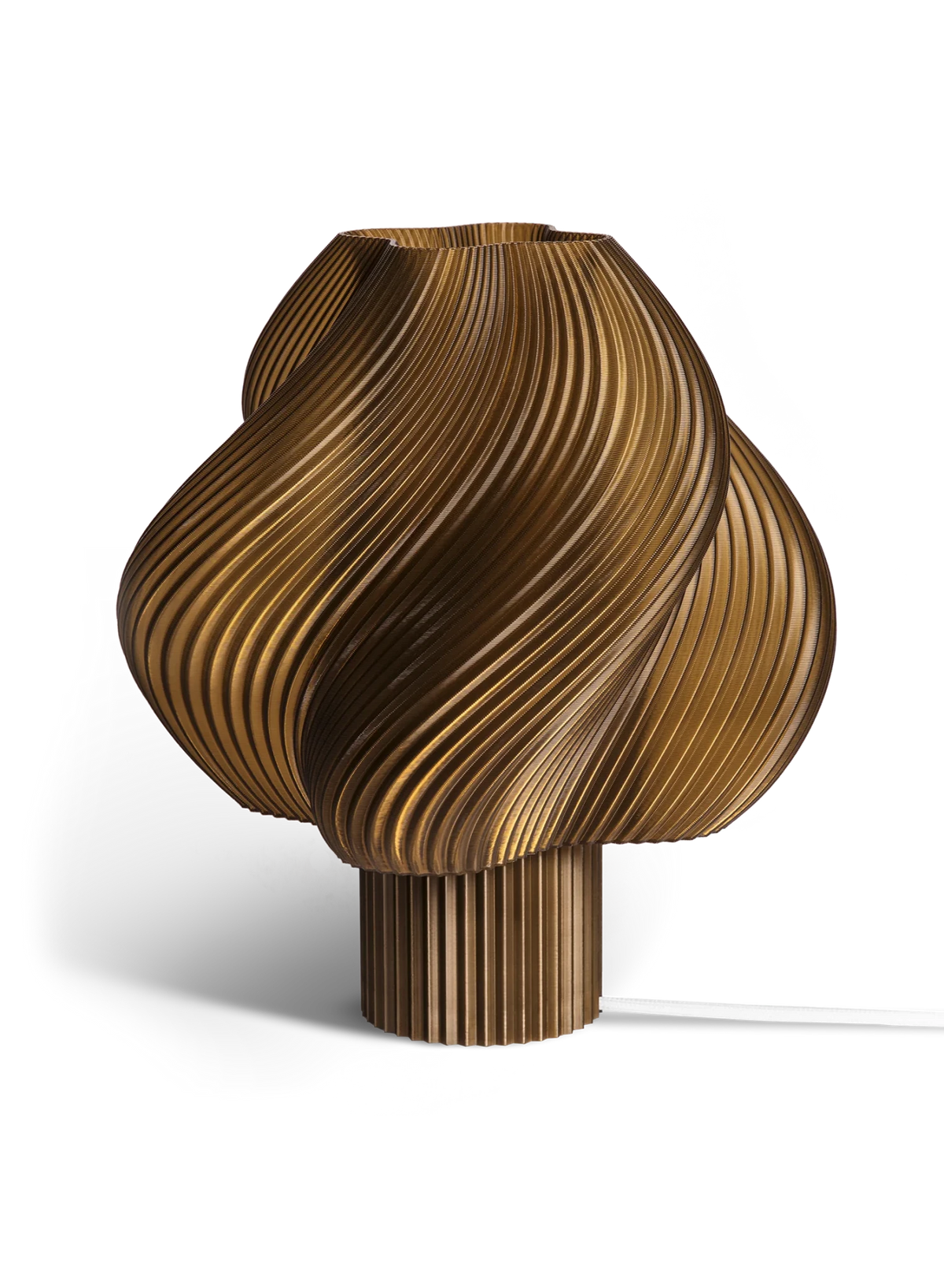 Lampe de sol marron caramel 63cm Soft serve mega - Crème Atelier - The Cool Republic