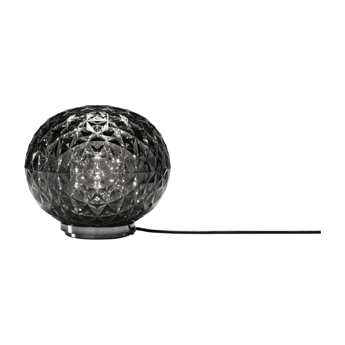 Lampe de table avec fil grise Mini planet - Kartell - The Cool Republic