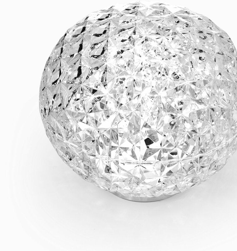 Lampe de table avec fil transparente Mini planet - Kartell - The Cool Republic