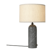 Table lamp beige base grey marbre 49 cm Gravity - Gubi - The Cool Republic