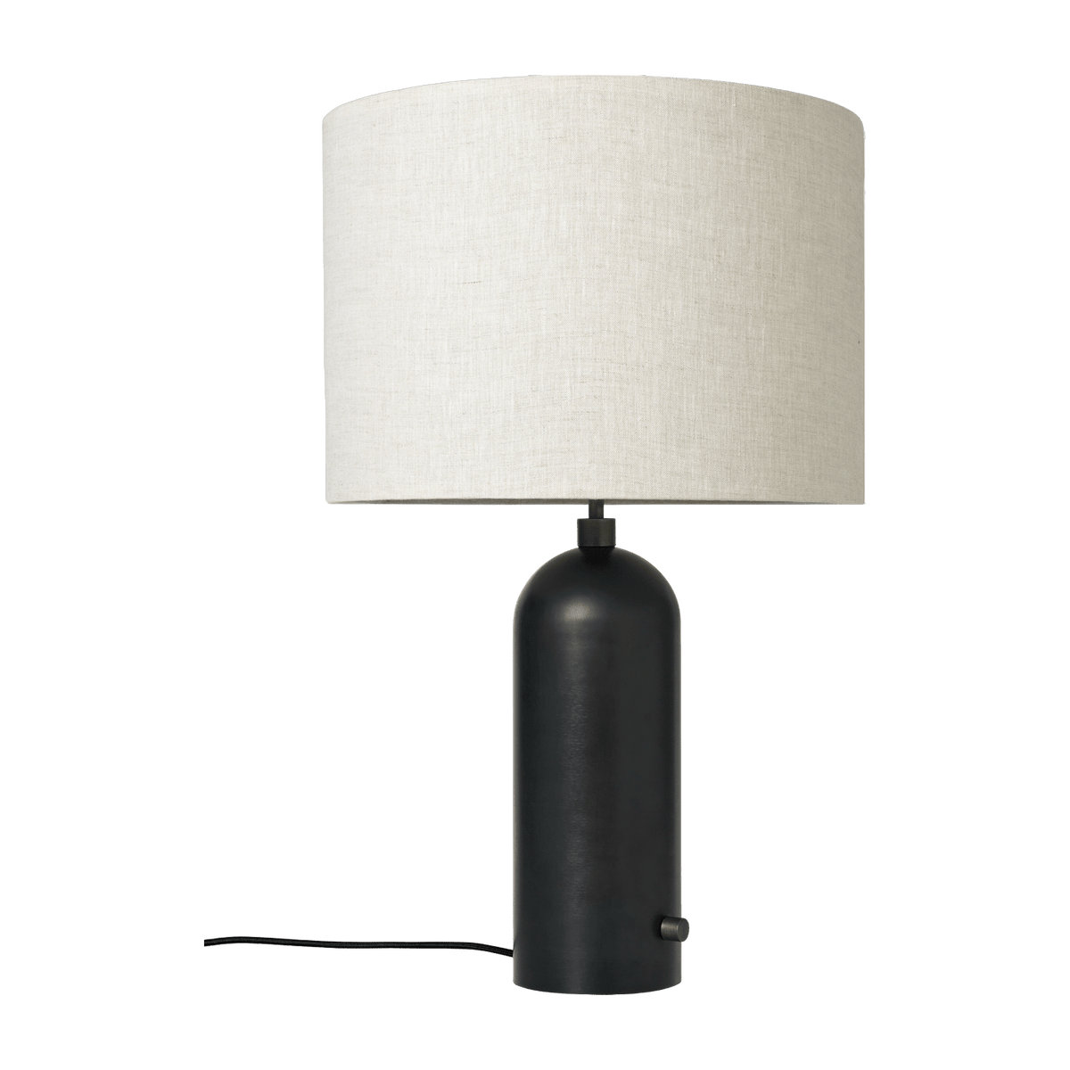 Table lamp beige base black 65 cm Gravity - Gubi - The Cool Republic