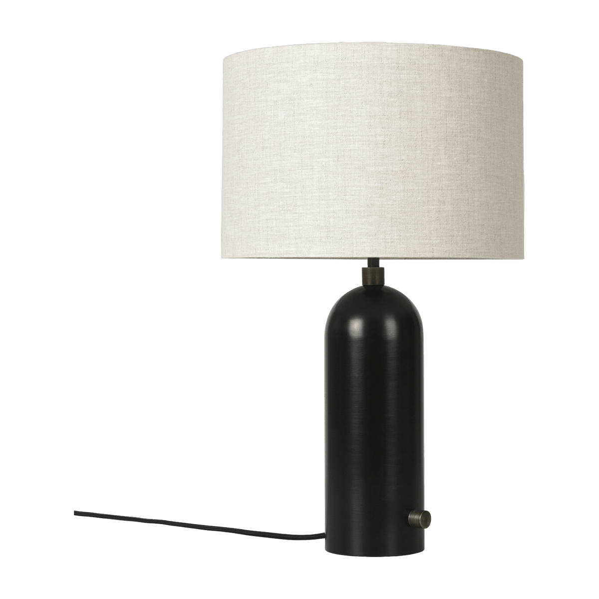 Table lamp beige base black 49 cm Gravity - Gubi - The Cool Republic