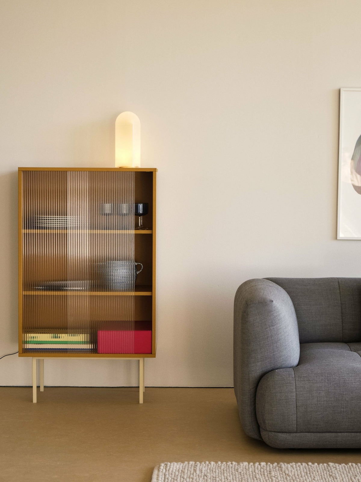 Lampe de table blanc shell 32 cm Parade - Hay - The Cool Republic